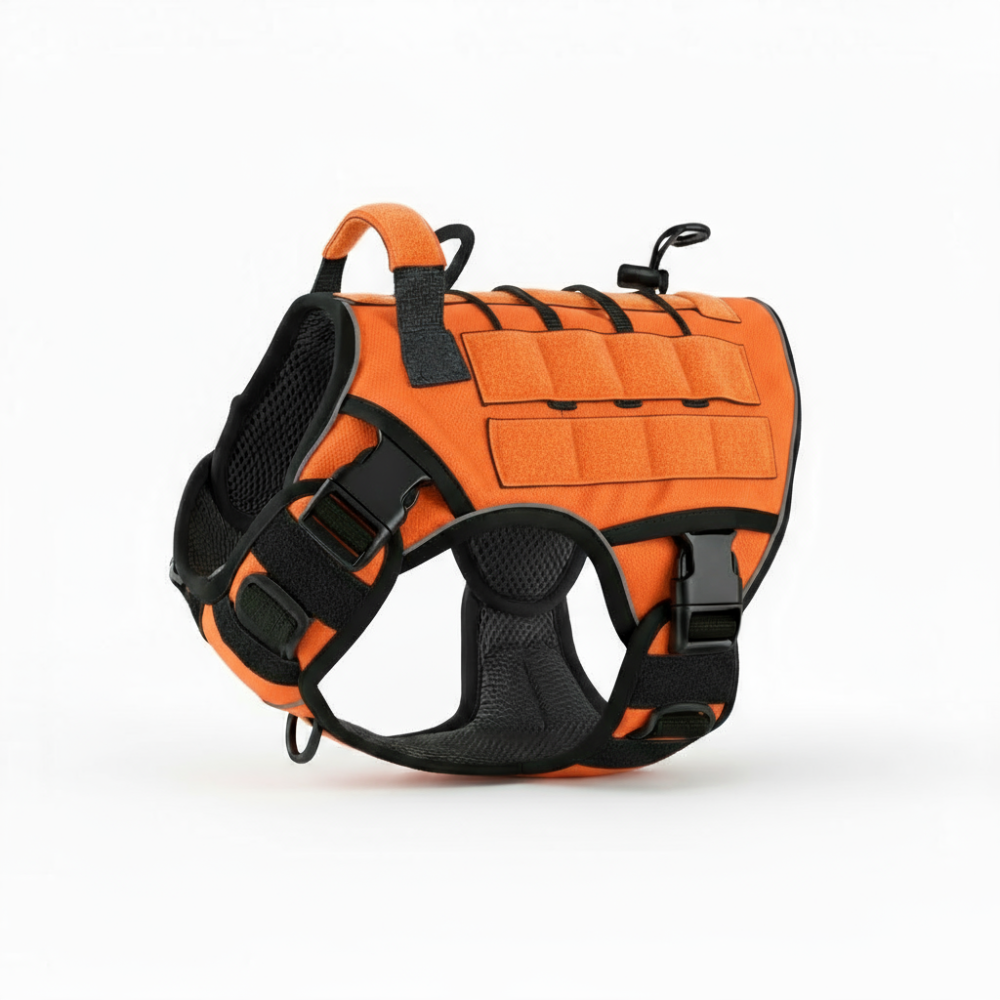Arnés táctico tipo H para perros grandes