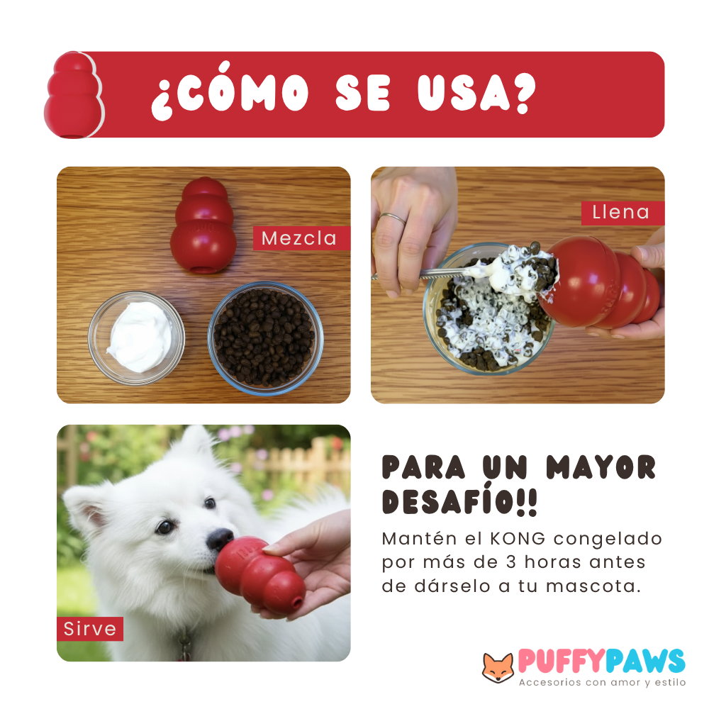 Juguete PuffyChew™ | Dispensador interactivo y masticable para perros