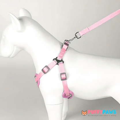 Chaleco arnés para perros con liberación rápida y tiras reflectantes