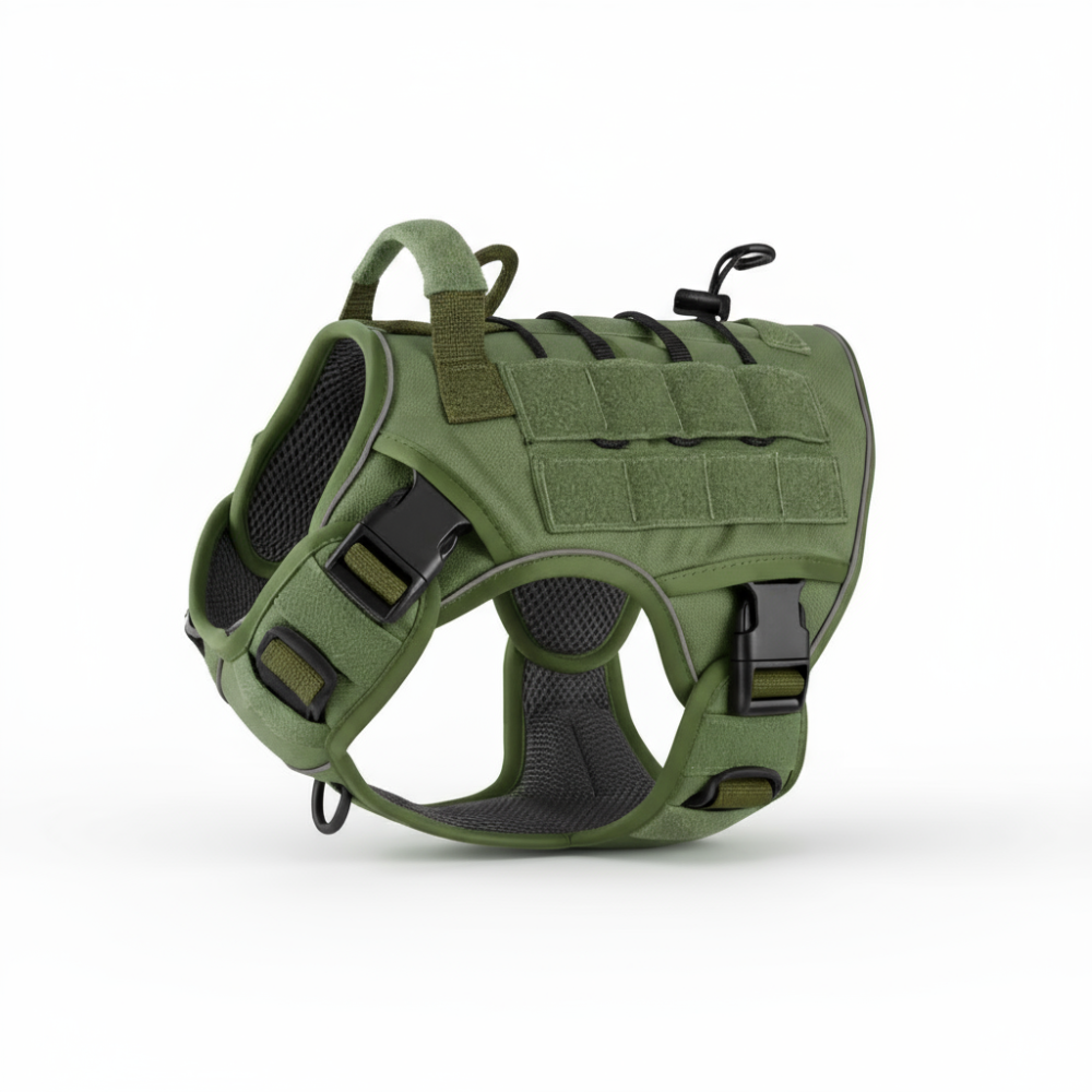 Arnés táctico tipo H para perros grandes