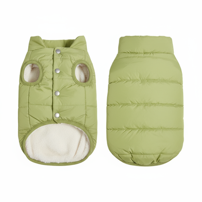 Chaqueta de perro polar acolchada – fácil de poner