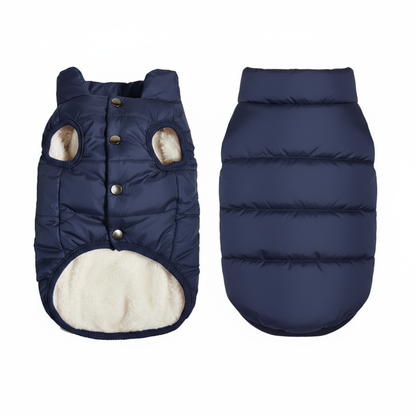 Chaqueta de perro polar acolchada – fácil de poner
