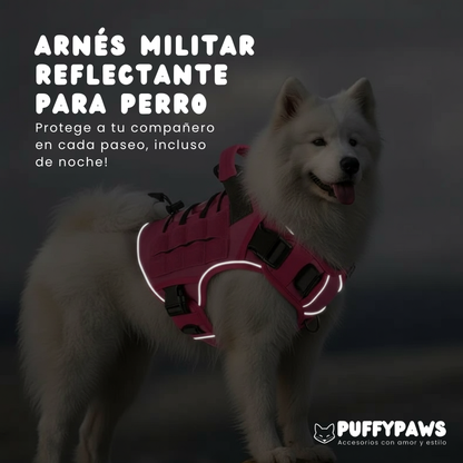 Arnés táctico tipo H para perros grandes