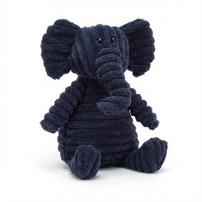 Peluche PuffyFriends™ de pana reforzada | Juguete squeaky con diseño de animales